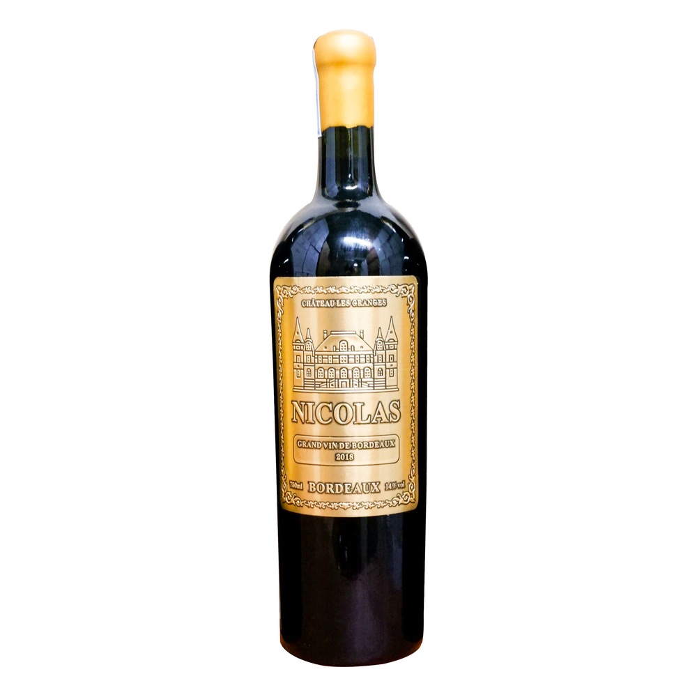 Rượu vang Chateau Granges Nicolas Bordeaux 14%-750ml/6
