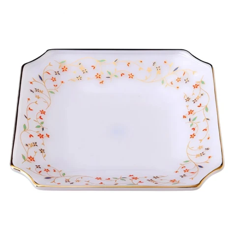Đĩa vuông  Thủy Tinh Ngọc USA HomSet 440 440po