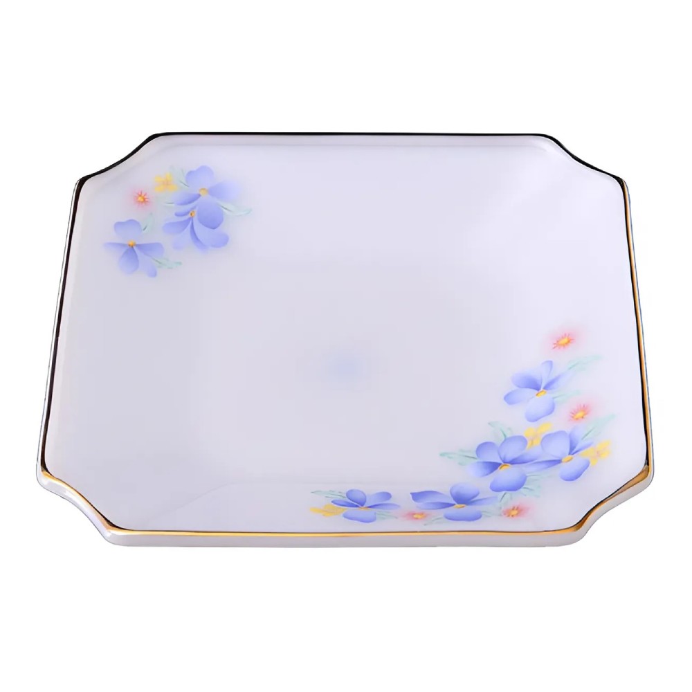 Đĩa vuông  Thủy Tinh Ngọc USA HomSet 450 450po
