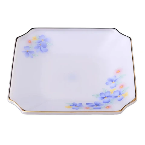 Đĩa vuông  Thủy Tinh Ngọc USA HomSet 450 450po