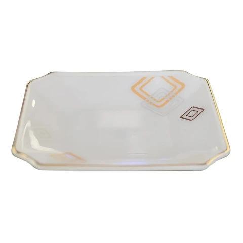 Đĩa vuông  Thủy Tinh Ngọc USA HomSet 8.25CM 450AS