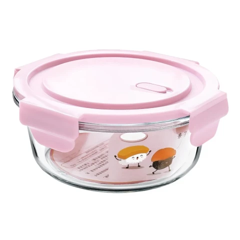 Hộp lạnh tròn   thủy tinh 400ML BX3003