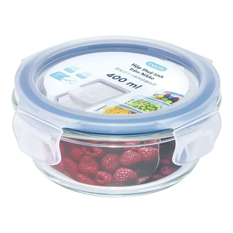 Hộp thủy tinh tròn  nikko  620ML 