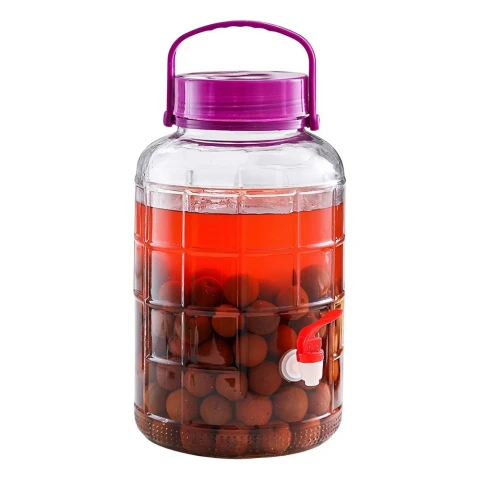 Bình thủy tinh   có vòi 5L 