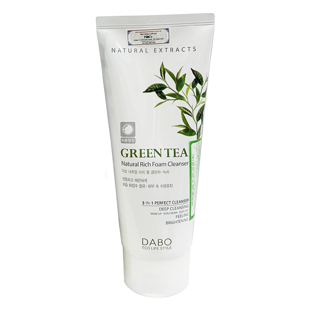 Sữa rửa mặt Green tea  tinh chất trà xanh 180ml