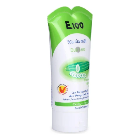 Sữa rửa mặt E100 dưa leo  100g 