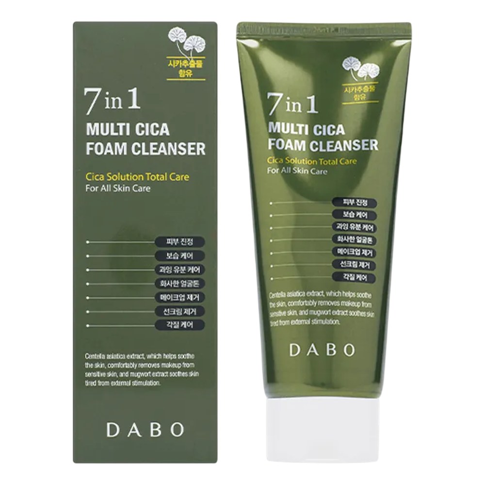 Sữa rửa mặt Dabo 7 IN 1 Multi CICA Foam Cleanser 180ml