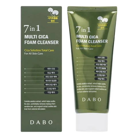 Sữa rửa mặt Dabo 7 IN 1 Multi CICA Foam Cleanser 180ml