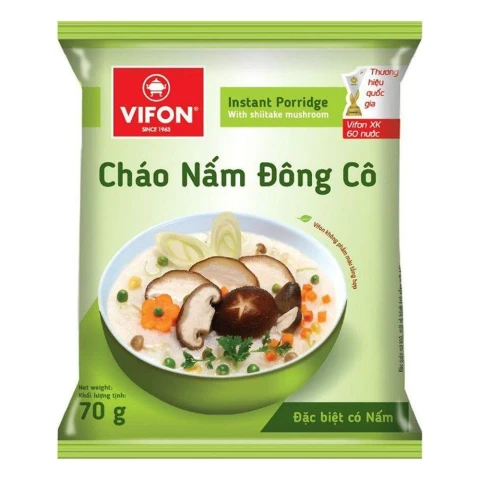 Cháo nấm Đông Cô Vifon  70gr