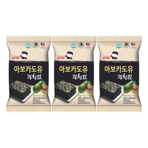 Rong biển ăn liền vị bơ lốc 3 gói*4gr/24 DHD