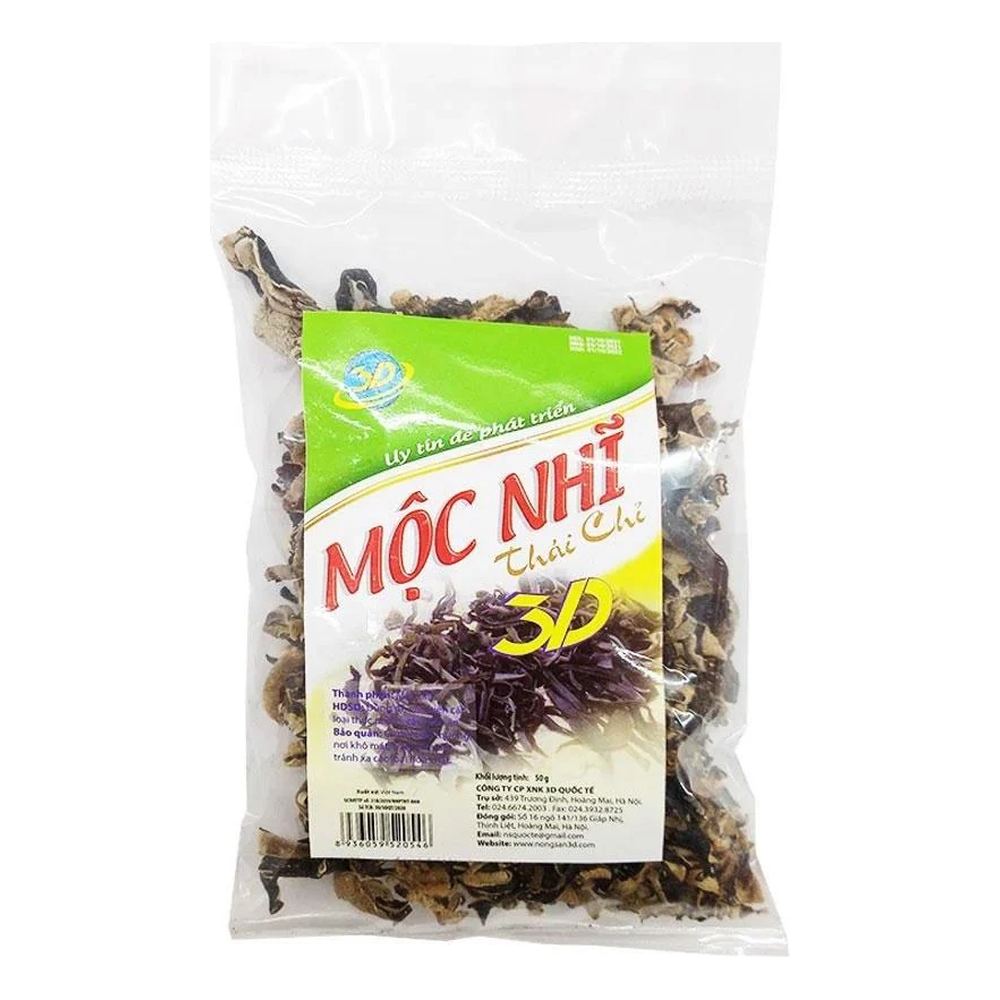 Mộc nhĩ thái chỉ 3D 90gr