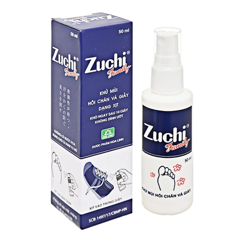 Xịt giày Zuchi Family  50ml 