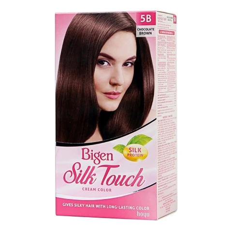Thuốc nhuộm tóc Bigen Silk Touch 5B nâu socala  
