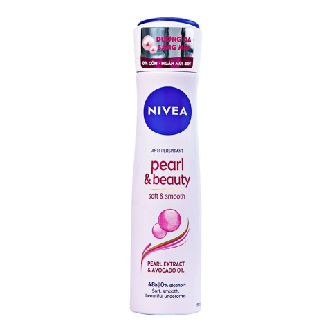 Xịt ngăn mùi toàn thân Nivea Pearl  150ml 