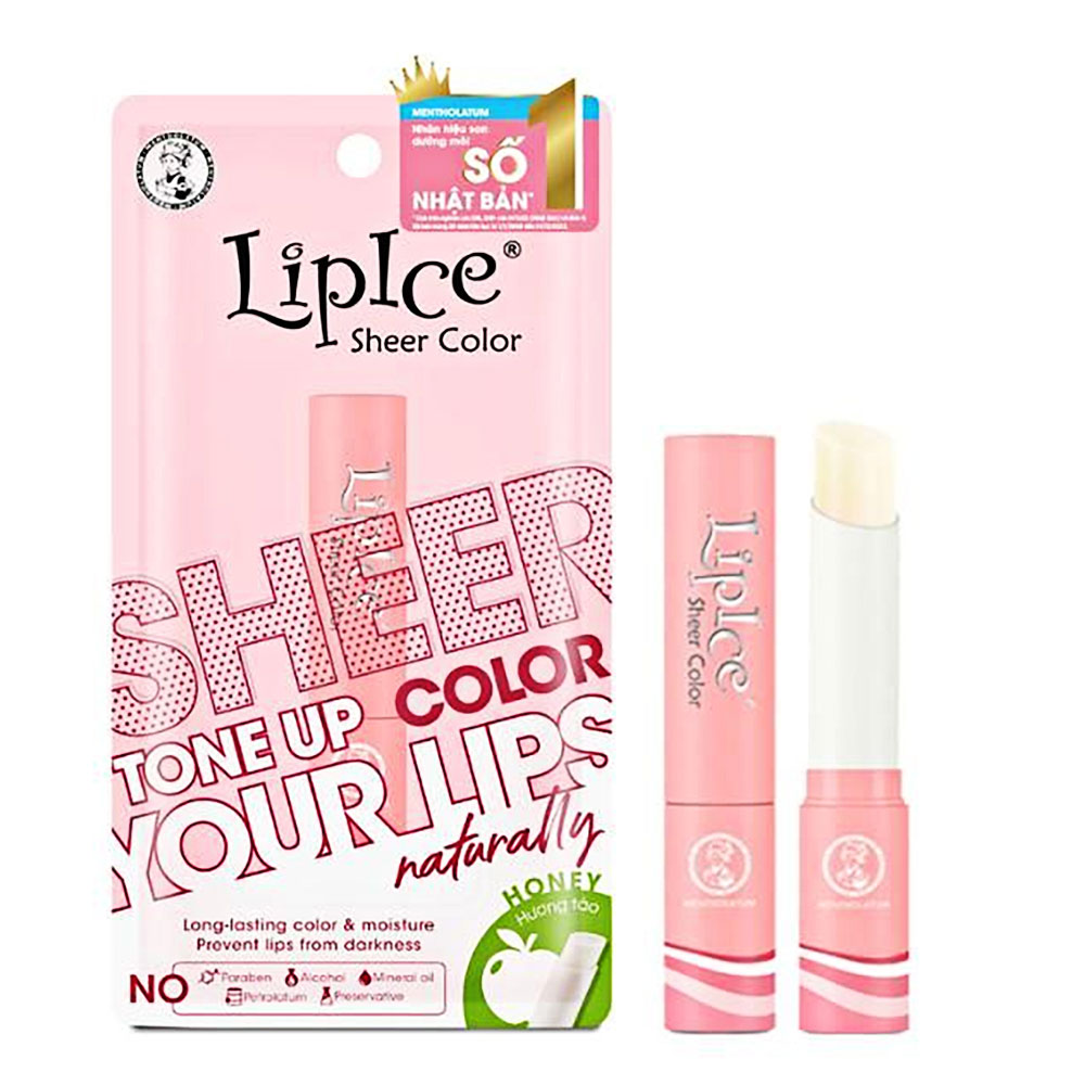 Son màu Lipice sheer color hương táo 2g 