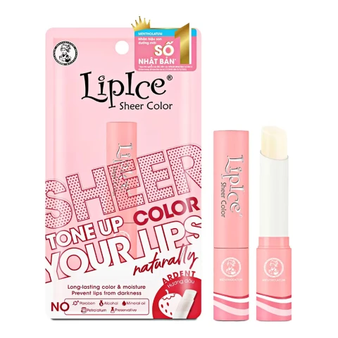 Son màu Lipice sheer color hương dâu 2g 
