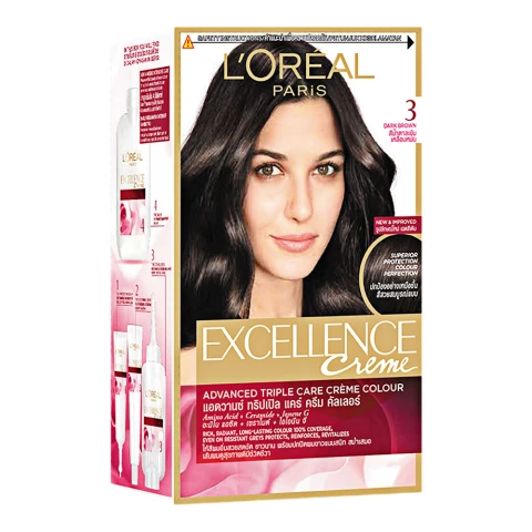 Nhuộm Loreal 3 nâu đen tự nhiên 172ml