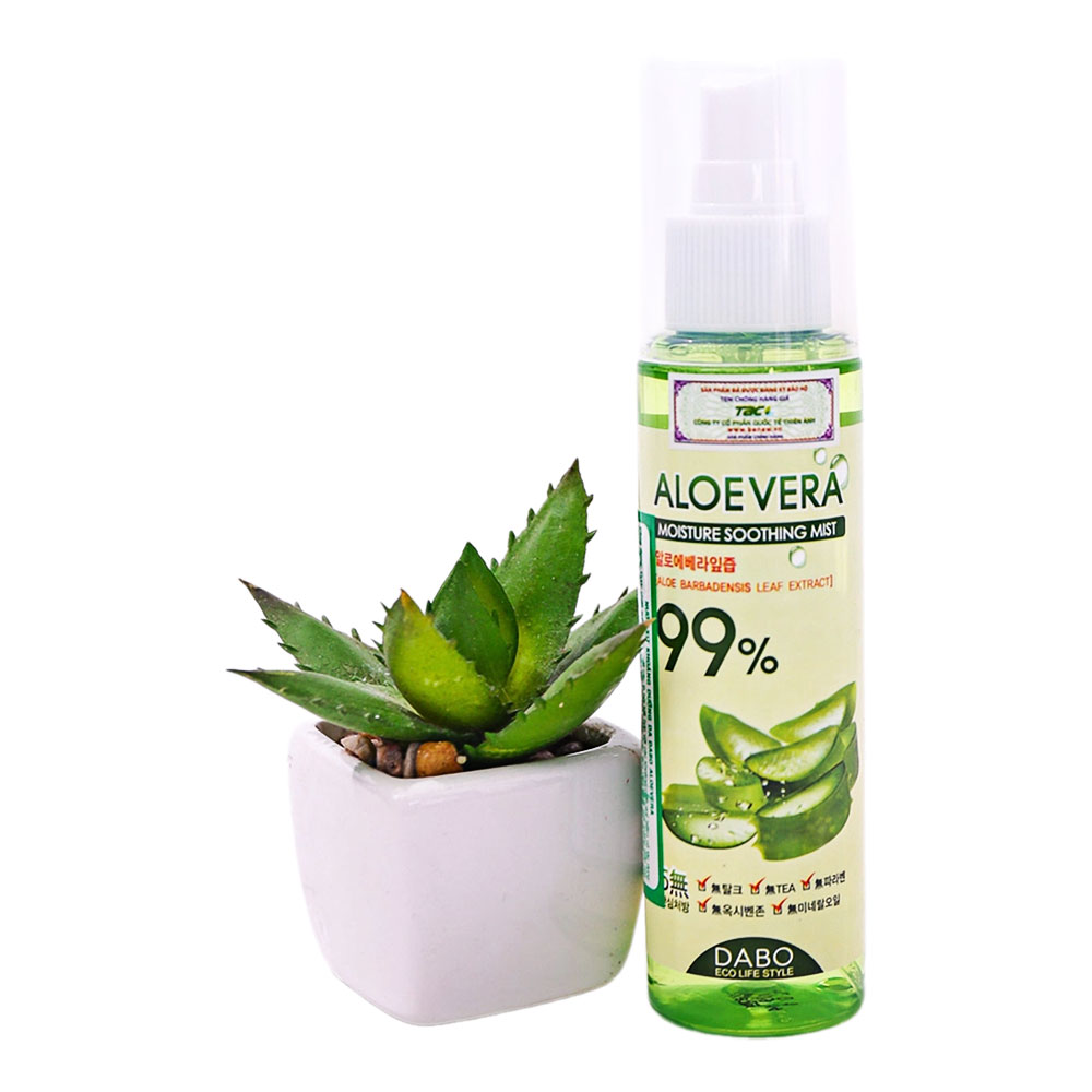 Nước xịt khoáng DD Dabo Aloevera c.xuất lô hội 100ml/100