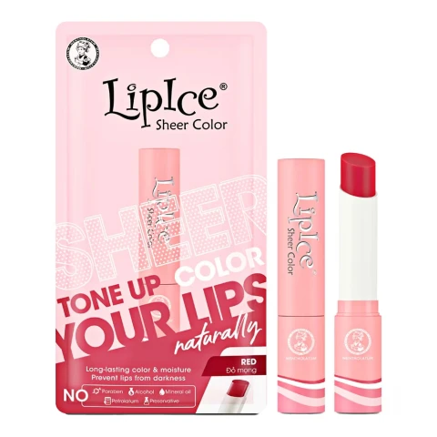 Son màu Lipice Sheer color POP màu đỏ 2.4g 