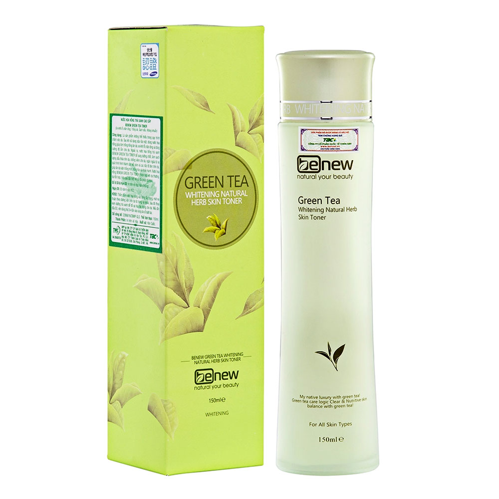 Nước hoa hồng Benew trà xanh  Green tea 150ml 
