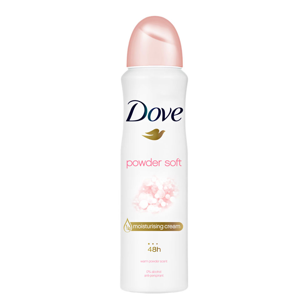 Xịt ngăn mùi toàn thân Dove Powder Soft 135ml 