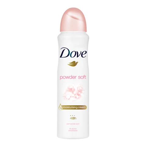 Xịt ngăn mùi toàn thân Dove Powder Soft 135ml 