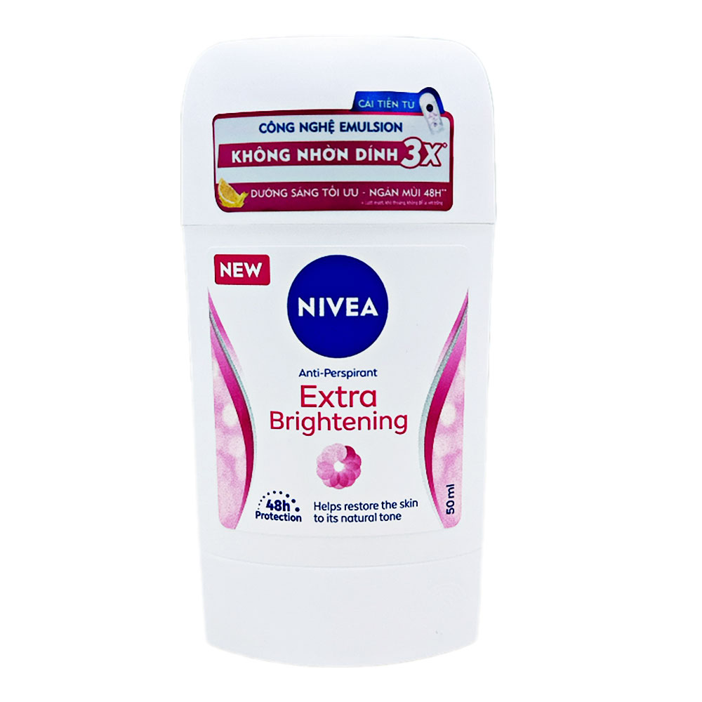 Lăn khử mùi Nivea mùi Nivea trắng mịn mờ vết 50ml 