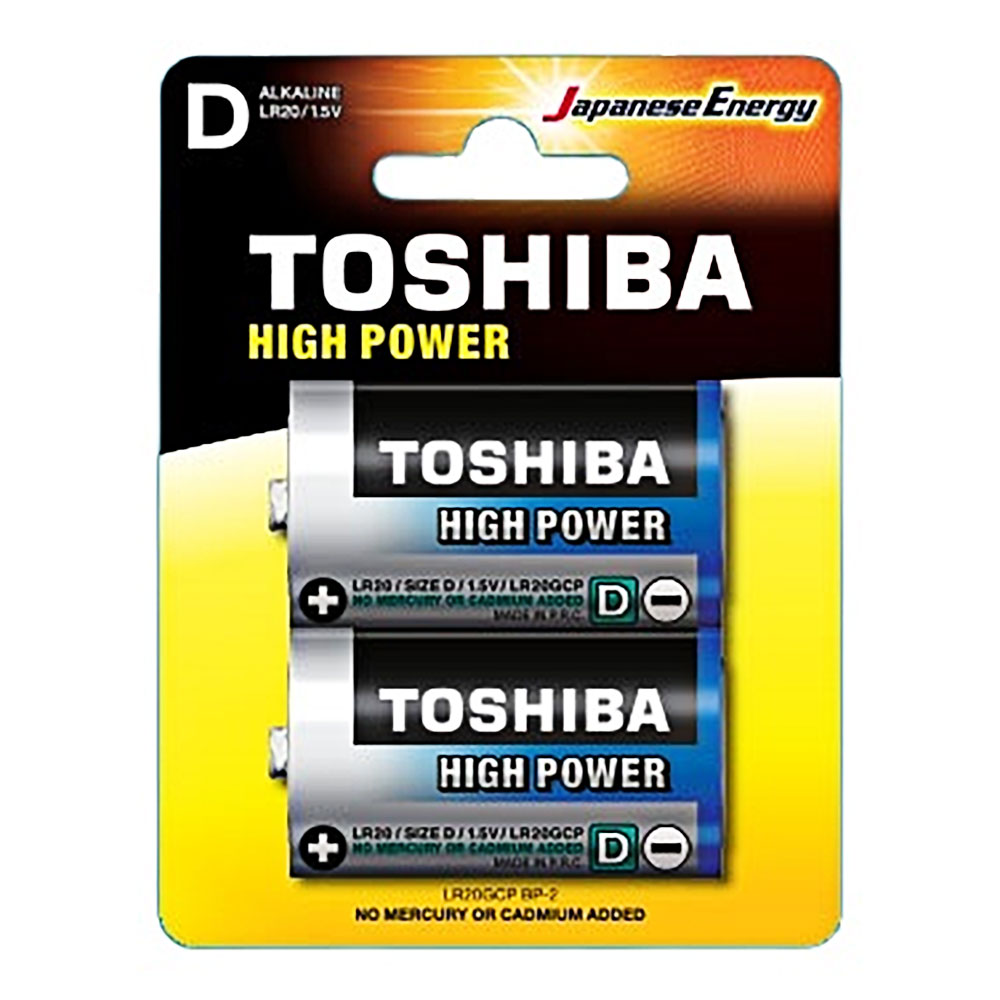 Pin vuông Toshiba Alkaline 9V ko sạc 6LR61GCP BP-1/12  