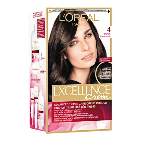 Nhuộm Loreal 4 nâu tự nhiên 172ml