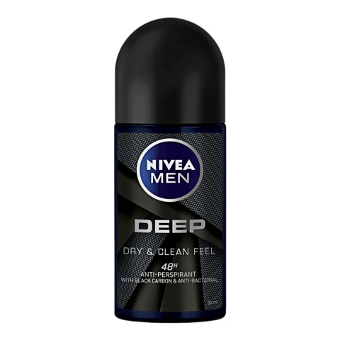 Lăn khử mùi Nivea mùi Nivea nam than hoạt 50ml 