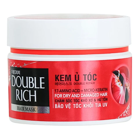 Kem ủ tóc Double Rich  chăm sóc tóc khô  150g 