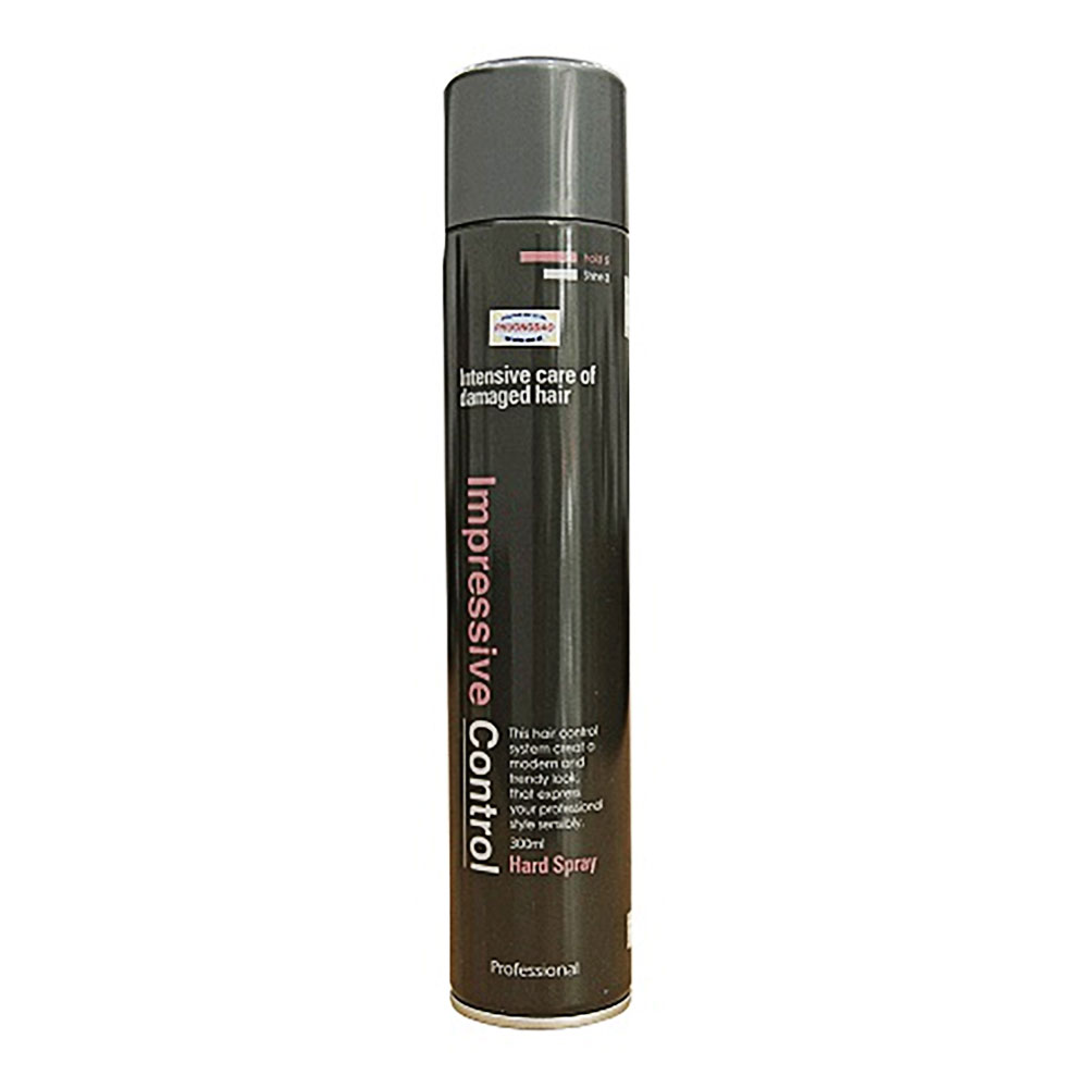 Gôm xịt tóc cứng đen Welcos 300ml