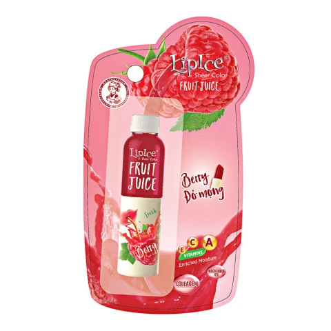 Son màu Lipice Sheer color Fruit Juice berry đỏ mọng 4g 