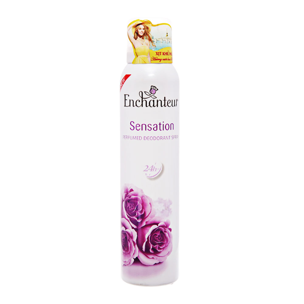 Xịt ngăn mùi toàn thân Enchanteur Sensation 150ml