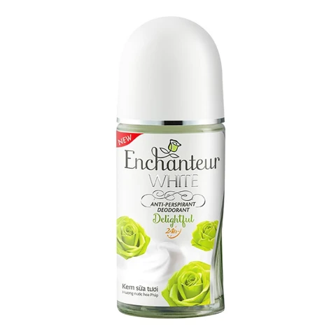 Lăn khử mùi  Enchanteur  trắng da Delightful 25ml
