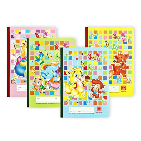 Vở ô ly Hồng Hà School bạn nhỏ 48 trang   
