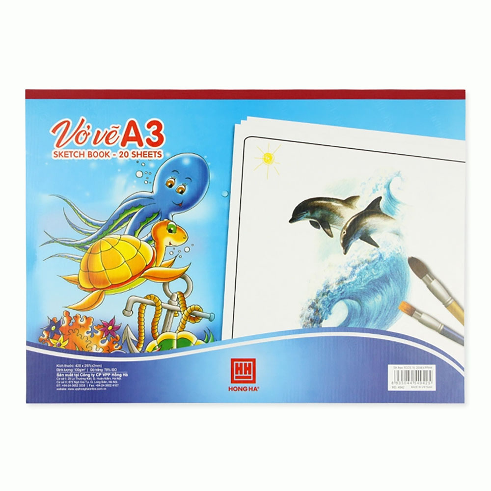 Vở vẽ Hồng Hà A3 20 trang  