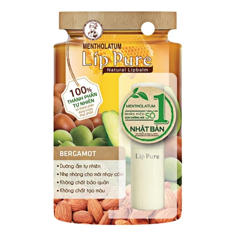 Son dưỡng Lipice hương cam tây (Lip Pure Bergamot) 3.9g 