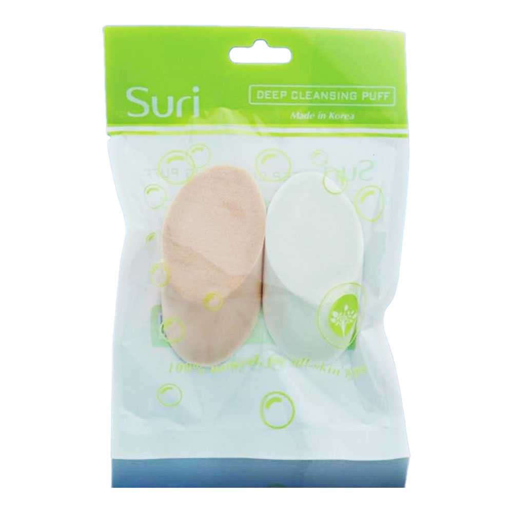 Bông phấn Suri xúc xích 2 miếng  