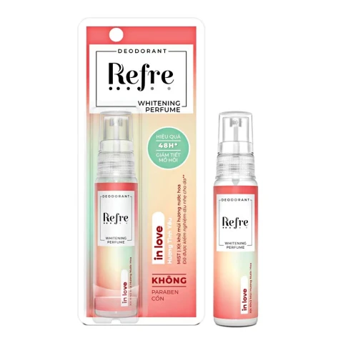 Xịt ngăn mùi toàn thân Refre mùi nước hoa  Hương Tình 30ml 