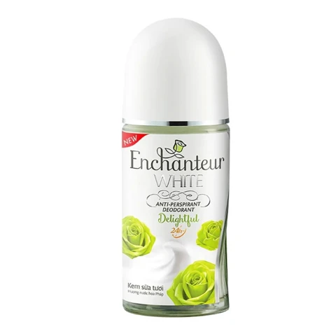 Lăn khử mùi Enchanteur trắng da Delightful 50ml
