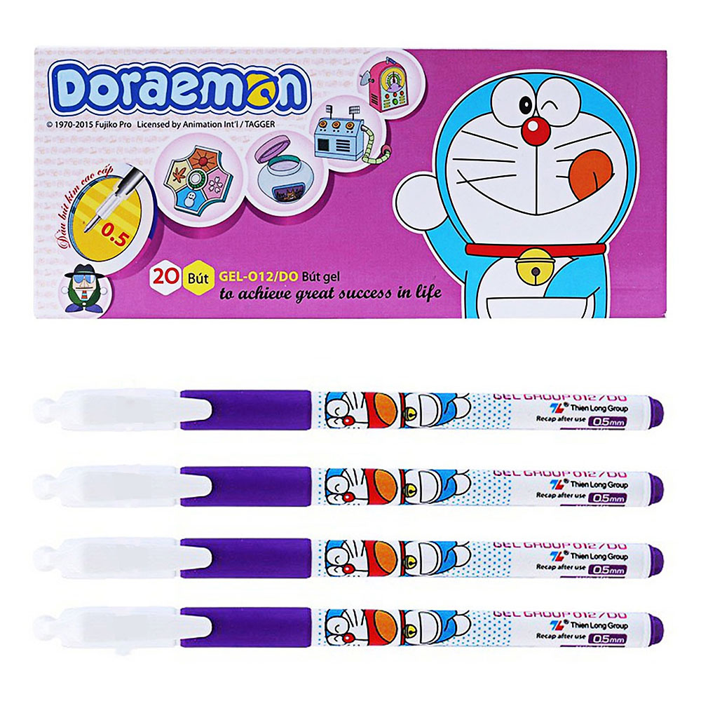 Bút gel Thiên Long 012 tím  