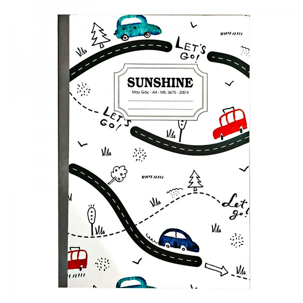 Sổ may gáy Hải Tiến Sunshine 200T 3675  
