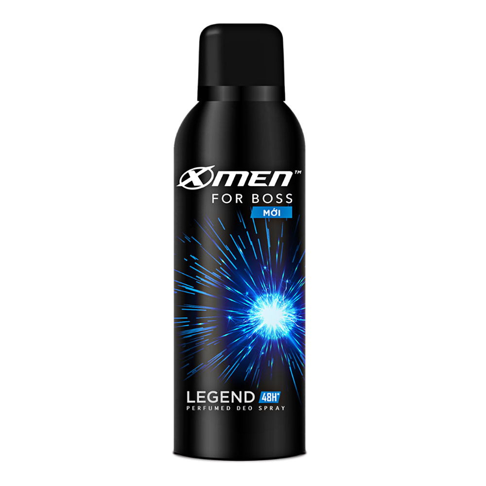 Xịt ngăn mùi toàn thân Xmen for Boss Legend 150ml