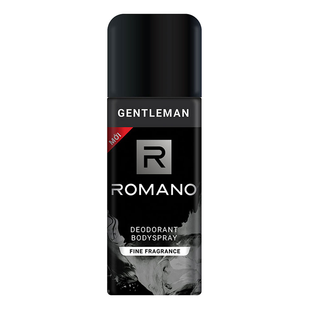 Xịt ngăn mùi toàn thân Romano Gentleman 135ml