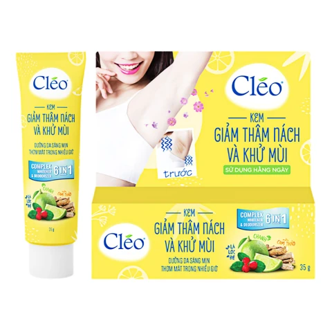 Kem dưỡng da Cleo khử thâm nách và khử mùi 35g 