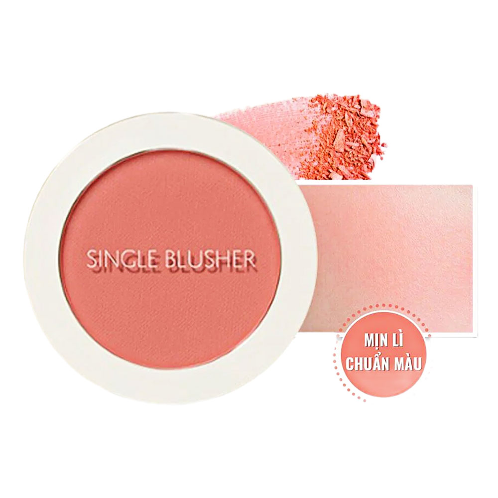 Phấn má  Saem single blusher  