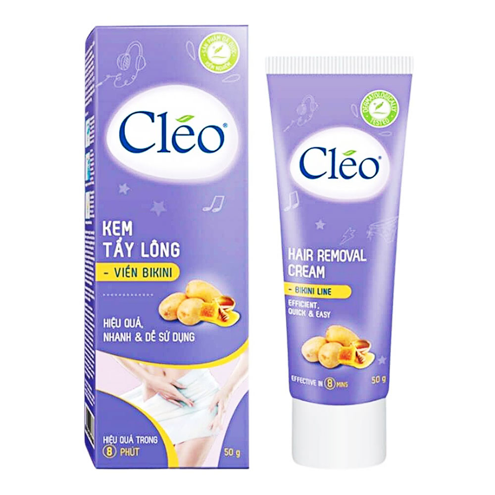 Kem tẩy lông Cleo lông bikini 50g 