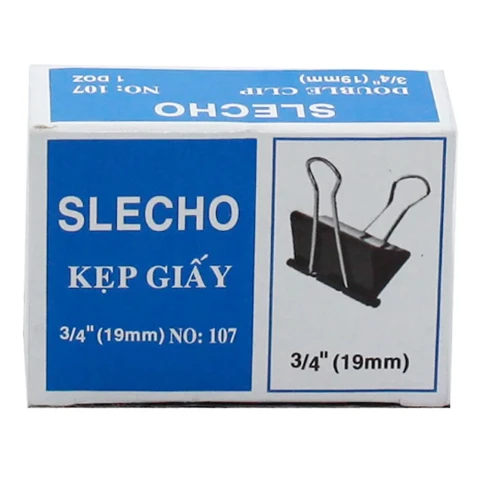Kẹp đen 19mm 12 hộp/lố