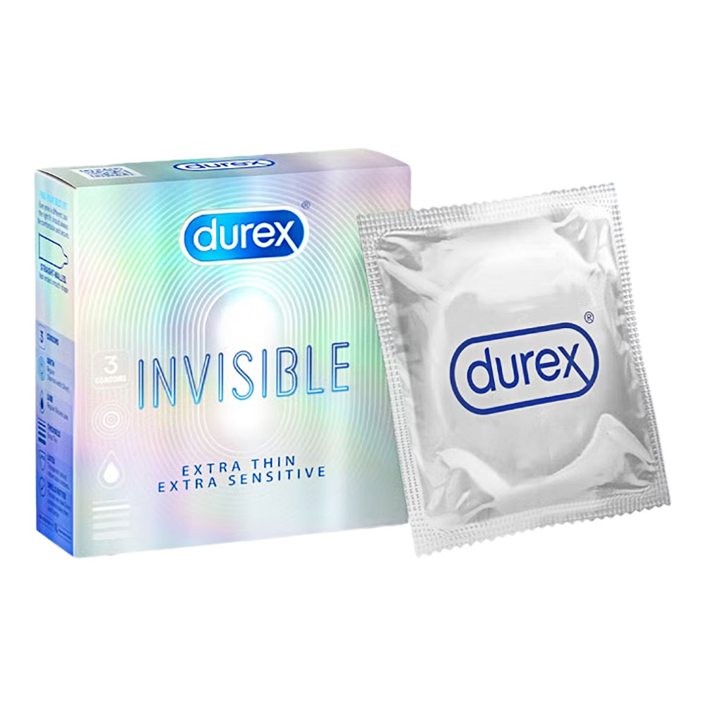 Bao cao su Durex Invisible extra sensitive 3s  